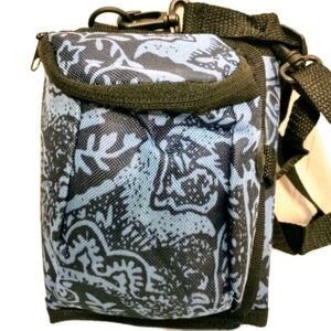 NWOT Crossbody Canvas Multi Compartments Lightweight Bag Purse Zip Pockets 7x5